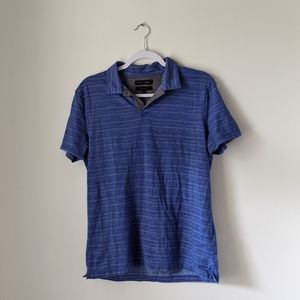 Men's Blue Short Sleeved Shirt